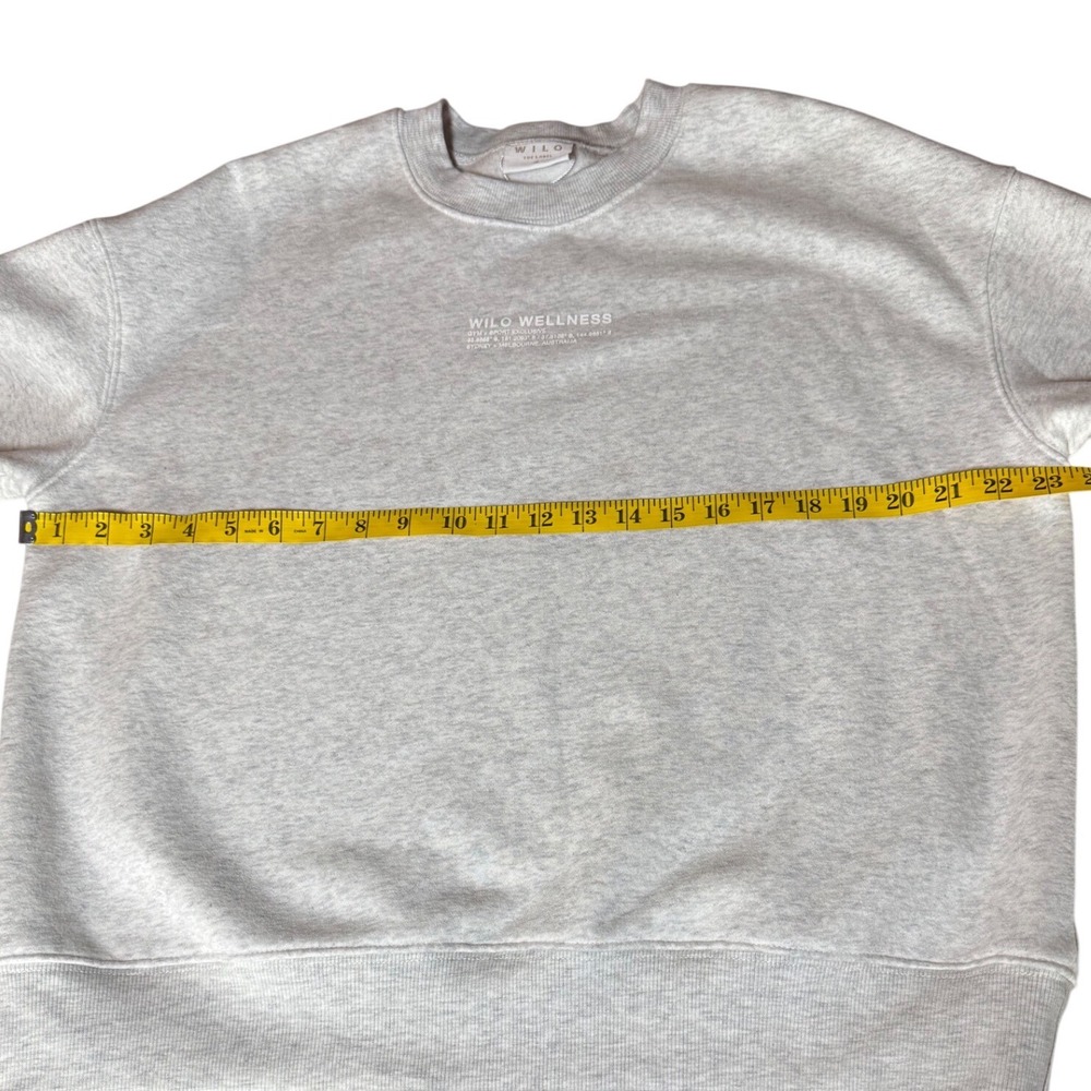Wilo The Label Sweatshirt Women Small Gray Wellness Club Gym‎ Sport Exclusive - Picture 8 of 8